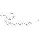 5-[4-ethyl-5-(methylthio)-4H-1,2,4-triazol-3-yl]pentan-1-amine hydroiodide - chemical structure image