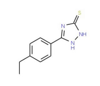 5-(4-Ethyl-phenyl)-4H-[1,2,4]triazole-3-thiol - chemical structure image