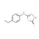 5-(4-Ethyl-phenylamino)-[1,3,4]thiadiazole-2-thiol - chemical structure image