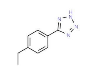 5-(4-ethylphenyl)-2H-tetrazole - chemical structure image