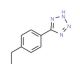 5-(4-ethylphenyl)-2H-tetrazole - chemical structure image