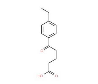 5-(4-Ethylphenyl)-5-oxovaleric acid (CAS 34670-04-7) - chemical structure image