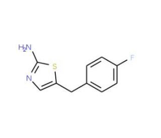 5-(4-Fluoro-benzyl)-thiazol-2-ylamine (CAS 315241-39-5) - chemical structure image