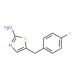 5-(4-Fluoro-benzyl)-thiazol-2-ylamine (CAS 315241-39-5) - chemical structure image