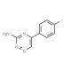 5-(4-Fluoro-phenyl)-[1,2,4]triazin-3-ylamine - chemical structure image
