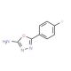 5-(4-Fluoro-phenyl)-[1,3,4]oxadiazol-2-ylamine (CAS 7659-07-6) - chemical structure image