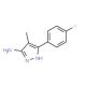 5-(4-Fluoro-phenyl)-4-methyl-2H-pyrazol-3-ylamine - chemical structure image