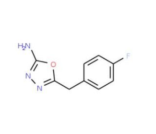 5-(4-fluorobenzyl)-1,3,4-oxadiazol-2-amine - chemical structure image