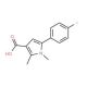 5-(4-Fluorophenyl)-1,2-dimethyl-1H-pyrrole-3-carboxylic acid - chemical structure image