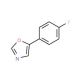 5-(4-Fluorophenyl)-1,3-oxazole (CAS 128101-19-9) - chemical structure image
