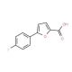 5-(4-fluorophenyl)-2-furoic acid (CAS 73269-32-6) - chemical structure image