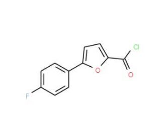 5-(4-Fluorophenyl)-2-furoyl chloride (CAS 380889-69-0) - chemical structure image