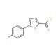 5-(4-Fluorophenyl)-2-furoyl chloride (CAS 380889-69-0) - chemical structure image