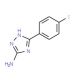 5-(4-fluorophenyl)-4H-1,2,4-triazol-3-amine (CAS 168893-35-4) - chemical structure image
