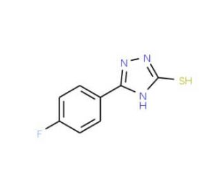 5-(4-fluorophenyl)-4H-1,2,4-triazole-3-thiol (CAS 114058-91-2) - chemical structure image
