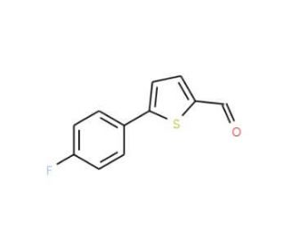 5-(4-fluorophenyl)thiophene-2-carbaldehyde - chemical structure image