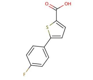 5-(4-Fluorophenyl)thiophene-2-carboxylic acid (CAS 115933-30-7) - chemical structure image