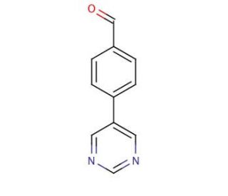 5-(4-Formylphenyl)pyrimidine (CAS 198084-12-7) - chemical structure image