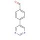 5-(4-Formylphenyl)pyrimidine (CAS 198084-12-7) - chemical structure image