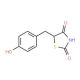 5-(4-Hydroxybenzyl)thiazolidine-2,4-dione (CAS 74772-78-4) - chemical structure image