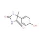 5-(4-hydroxyphenyl)-5-methylimidazolidine-2,4-dione - chemical structure image