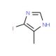 5(4)-Iodo-4(5)-methyl-imidazole (CAS 15813-07-7) - chemical structure image