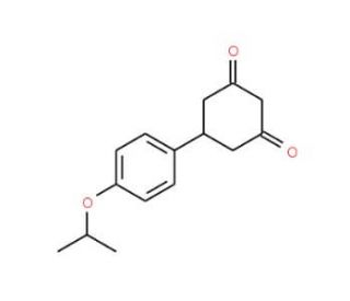 5-(4-Isopropoxyphenyl)cyclohexane-1,3-dione - chemical structure image