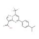 5-(4-Isopropylphenyl)-7-(trifluoromethyl)-pyrazolo[1,5-a]pyrimidine-3-carboxylic acid - chemical structure image