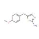 5-(4-Methoxy-benzyl)-thiazol-2-ylamine - chemical structure image