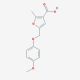 5-(4-Methoxy-phenoxymethyl)-2-methyl-furan-3-carboxylic acid - chemical structure image