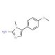5-(4-Methoxy-phenyl)-1-methyl-1H-imidazol-2-ylamine - chemical structure image