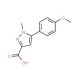 5-(4-Methoxy-phenyl)-1-methyl-1H-pyrazole-3-carboxylic acid - chemical structure image