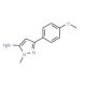 5-(4-Methoxy-phenyl)-2-methyl-2H-pyrazol-3-ylamine (CAS 92469-35-7) - chemical structure image