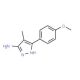 5-(4-Methoxy-phenyl)-4-methyl-2H-pyrazol-3-ylamine - chemical structure image