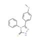 5-(4-Methoxy-phenyl)-4-phenyl-2,4-dihydro-[1,2,4]triazole-3-thione - chemical structure image