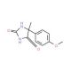 5-(4-Methoxy-phenyl)-5-methyl-imidazolidine-2,4-dione (CAS 22927-78-2) - chemical structure image