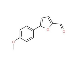5-(4-Methoxy-phenyl)-furan-2-carbaldehyde (CAS 34070-33-2) - chemical structure image