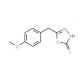 5-(4-methoxybenzyl)-1,3,4-oxadiazole-2-thiol (CAS 93073-37-1) - chemical structure image