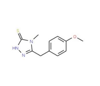 5-(4-Methoxybenzyl)-4-methyl-4H-1,2,4-triazole-3-thiol - chemical structure image