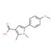 5-(4-Methoxyphenyl)-1,2-dimethyl-1H-pyrrole-3-carboxylic acid - chemical structure image