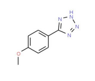5-(4-Methoxyphenyl)-1H-tetrazole (CAS 6926-51-8) - chemical structure image