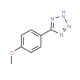 5-(4-Methoxyphenyl)-1H-tetrazole (CAS 6926-51-8) - chemical structure image