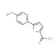 5-(4-Methoxyphenyl)-2-thiophenecarboxylic acid (CAS 116016-56-9) - chemical structure image