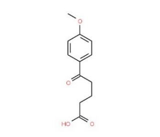 5-(4-Methoxyphenyl)-5-oxovaleric acid (CAS 4609-10-3) - chemical structure image