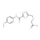 [(5-{[(4-Methoxyphenyl)amino]carbonyl}-1,3,4-thiadiazol-2-yl)methoxy]acetic acid - chemical structure image