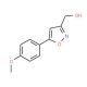 [5-(4-Methoxyphenyl)isoxazol-3-yl]methanol (CAS 58492-77-6) - chemical structure image
