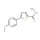5-(4-Methoxyphenyl)thiophene-2-carbohydrazide (CAS 69202-24-0) - chemical structure image