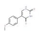 5-(4-Methoxyphenyl)uracil (CAS 127236-04-8) - chemical structure image