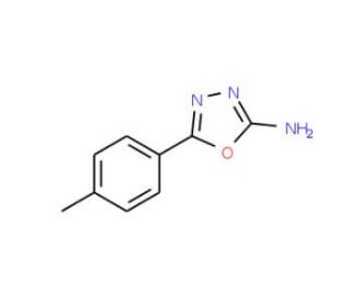 5-(4-Methylphenyl)-1,3,4-oxadiazol-2-amine (CAS 33621-60-2) - chemical structure image