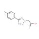 [5-(4-methylphenyl)-2H-tetrazol-2-yl]acetic acid (CAS 81595-00-8) - chemical structure image